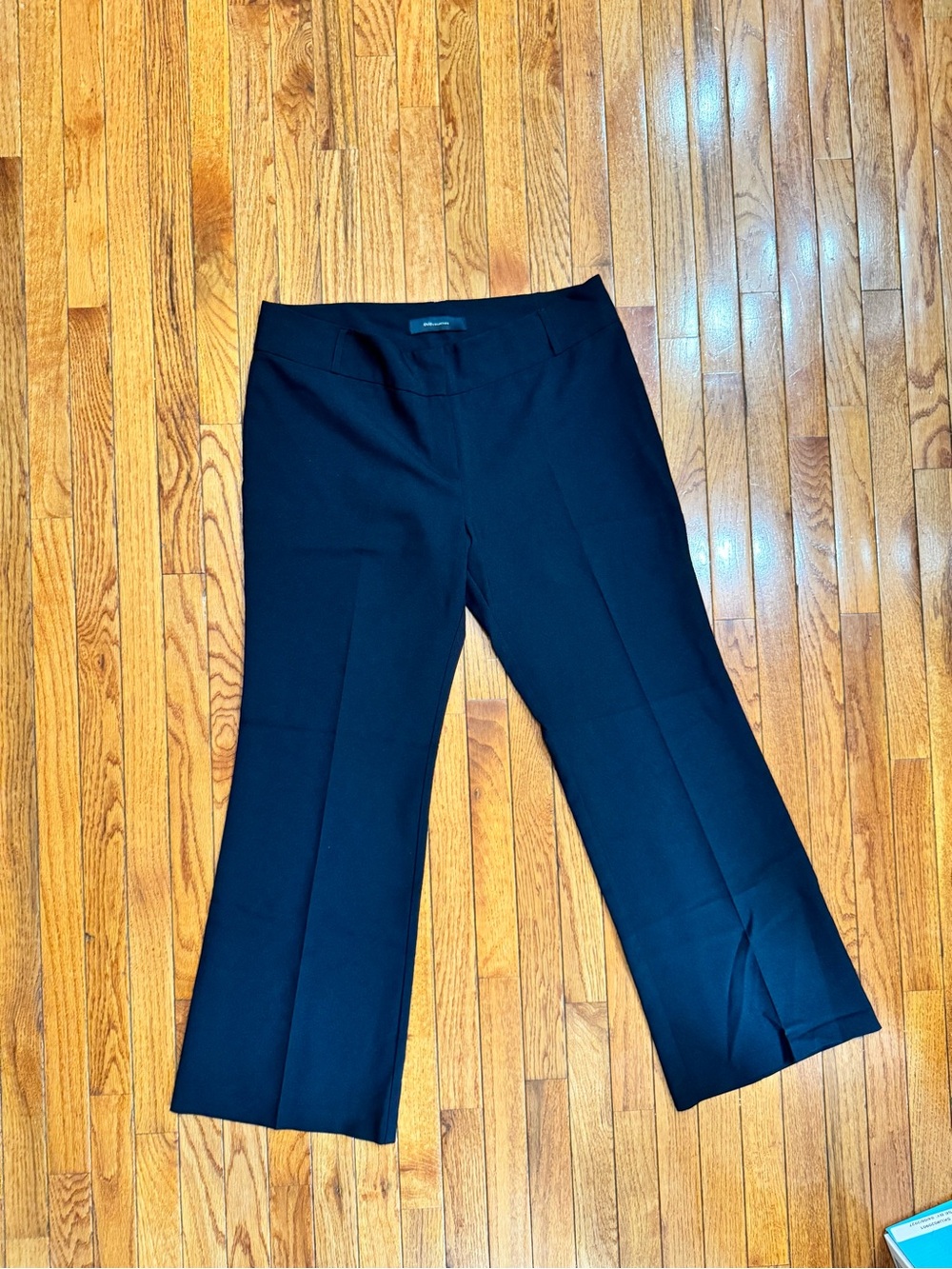 Women's Black Boot-Cut Dress Pants